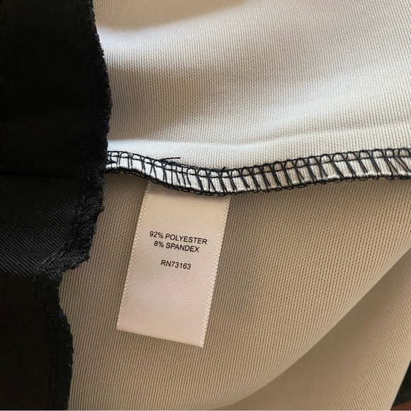 🐆 Black and leopard print pencil skirt. - Picture 8 of 9